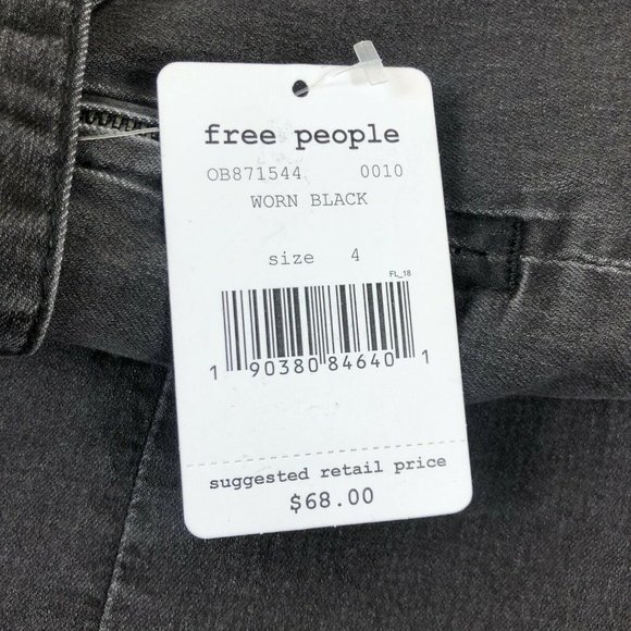 Free People Livin It Up Stretch Pencil Skirt 4 NWT - Picture 4 of 6